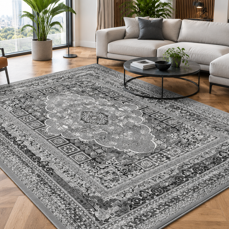 فرشینه نمدی با چاپ دیجیتال طوسی